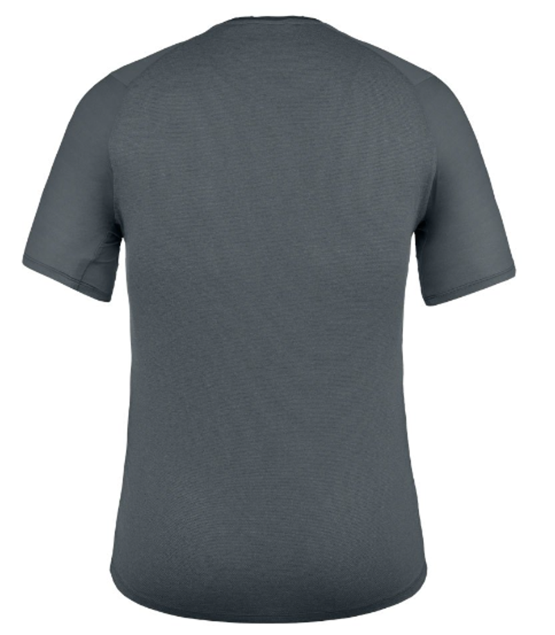 Salewa Men's Seceda Dry T-Shirt in Grey/Black Out-1